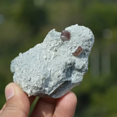 Apatite With Quartz Crystals