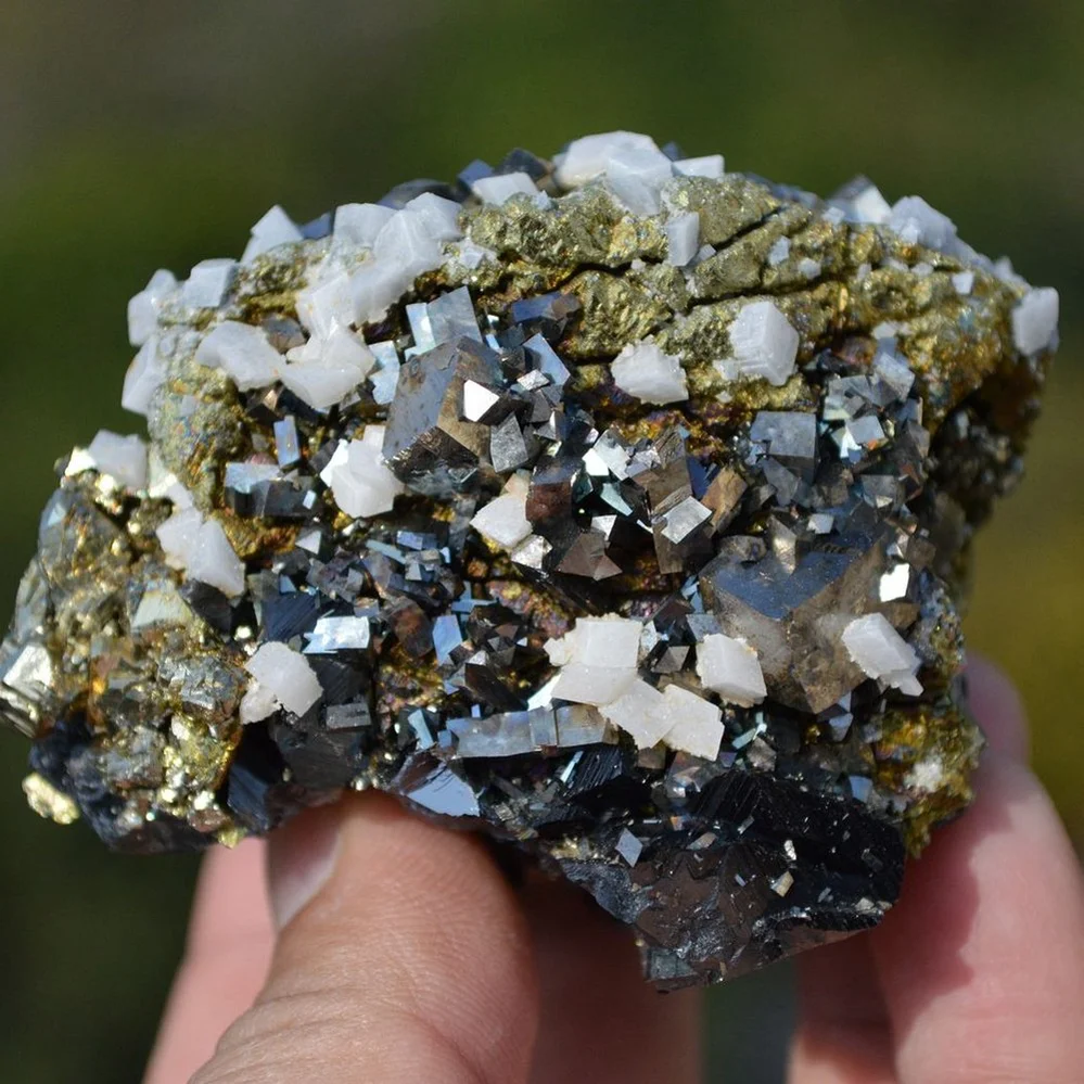 Marmatite With Chalcopyrite, Dolomite, Arsenopyrite, Pyrite Crystals - Image 4
