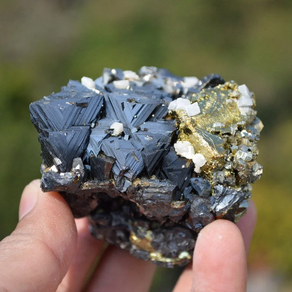 Marmatite With Chalcopyrite, Dolomite, Arsenopyrite, Pyrite Crystals - Image 5