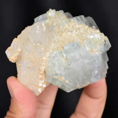 Fluorite With Quartz And Dolomite Crystals