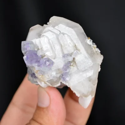 Fluorite With Quartz And Calcite, Scheelite Crystals