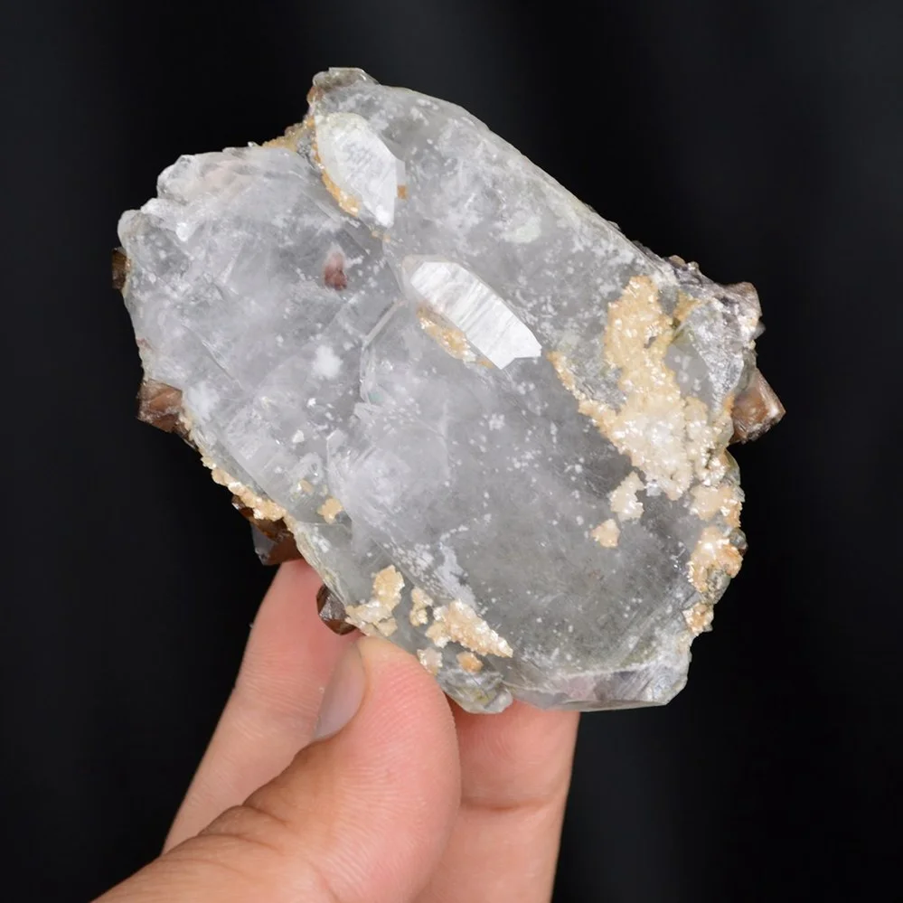 Scheelite With Quartz And Chalcopyrite, Dolomite Crystals - Image 4