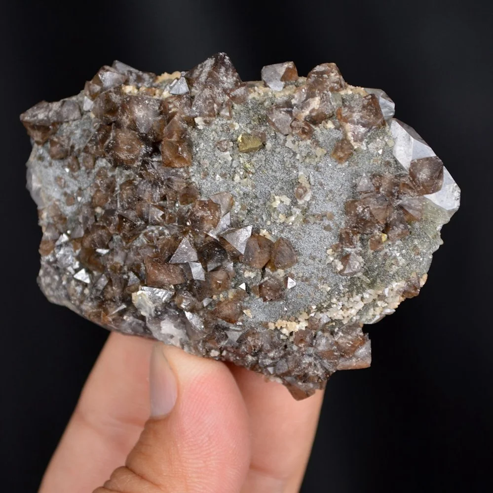 Scheelite With Quartz And Chalcopyrite, Dolomite Crystals - Image 5