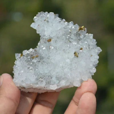 Quartz With Chalcopyrite, Dolomite Crystals