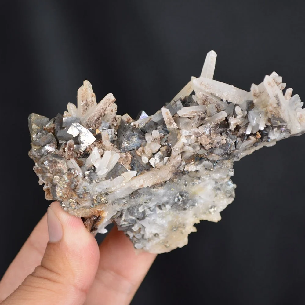 Quartz With Arsenopyrite Crystals - Image 2