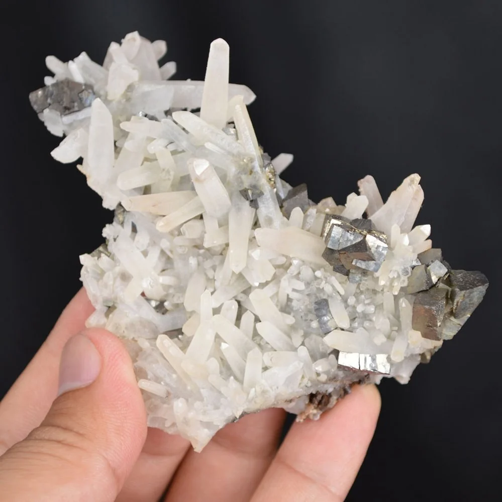 Quartz With Arsenopyrite Crystals - Image 3