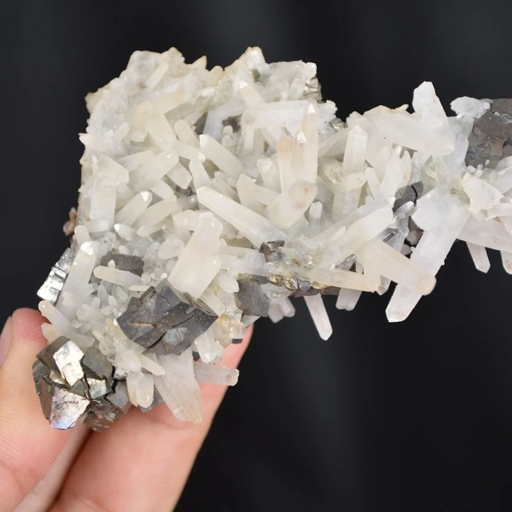 Quartz With Arsenopyrite Crystals - Image 4