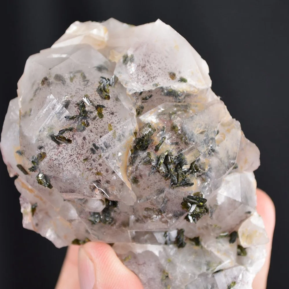 Red Phantom Quartz With Epidote Crystals - Image 4