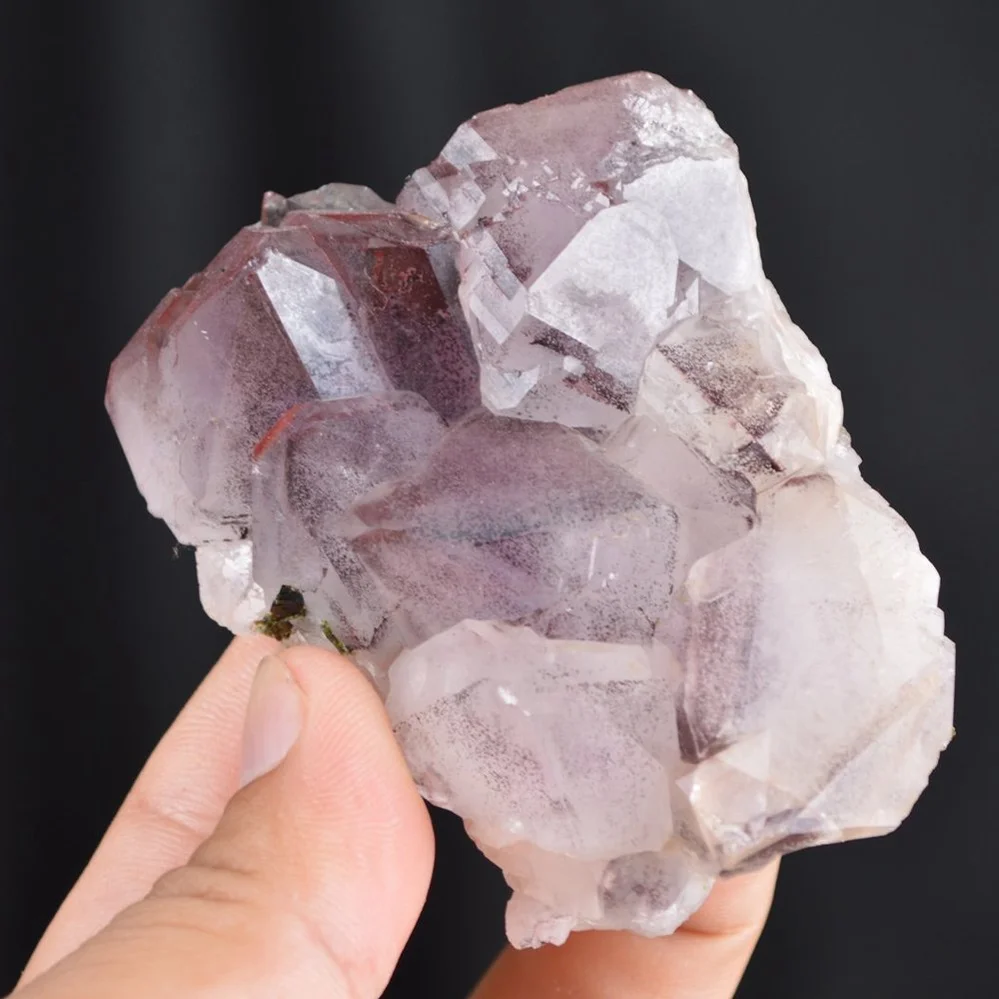 Red Phantom Quartz With Epidote Crystals - Image 2