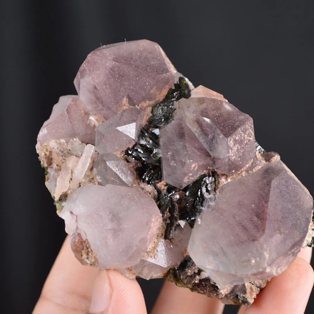 Red Phantom Quartz With Epidote Crystals - Image 5
