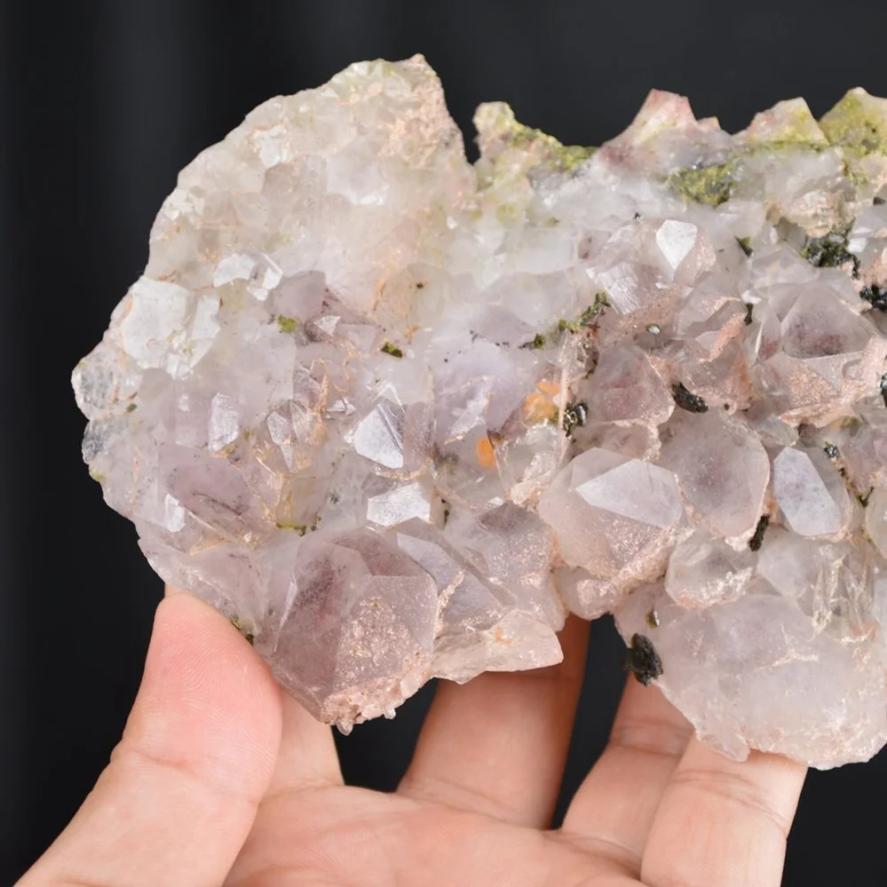 Red Phantom Quartz With Epidote Crystals - Image 5