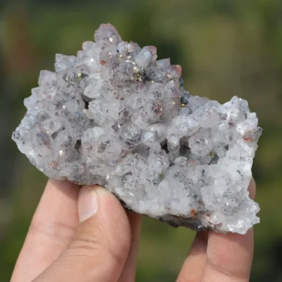 Red Quartz With Marmatite, Pyrite, Dolomite Crystals