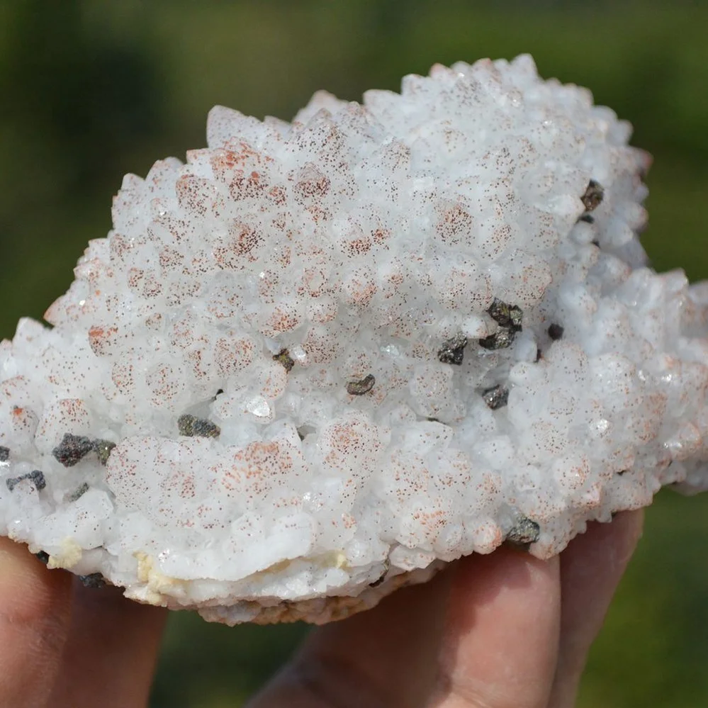 Red Quartz With Chalcopyrite, Pyrite, Dolomite, Galenite, Calcite, Crystals - Image 5