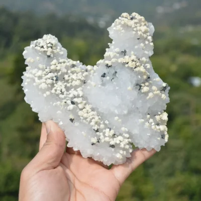 Quartz With Chalcopyrite, Dolomite Crystals