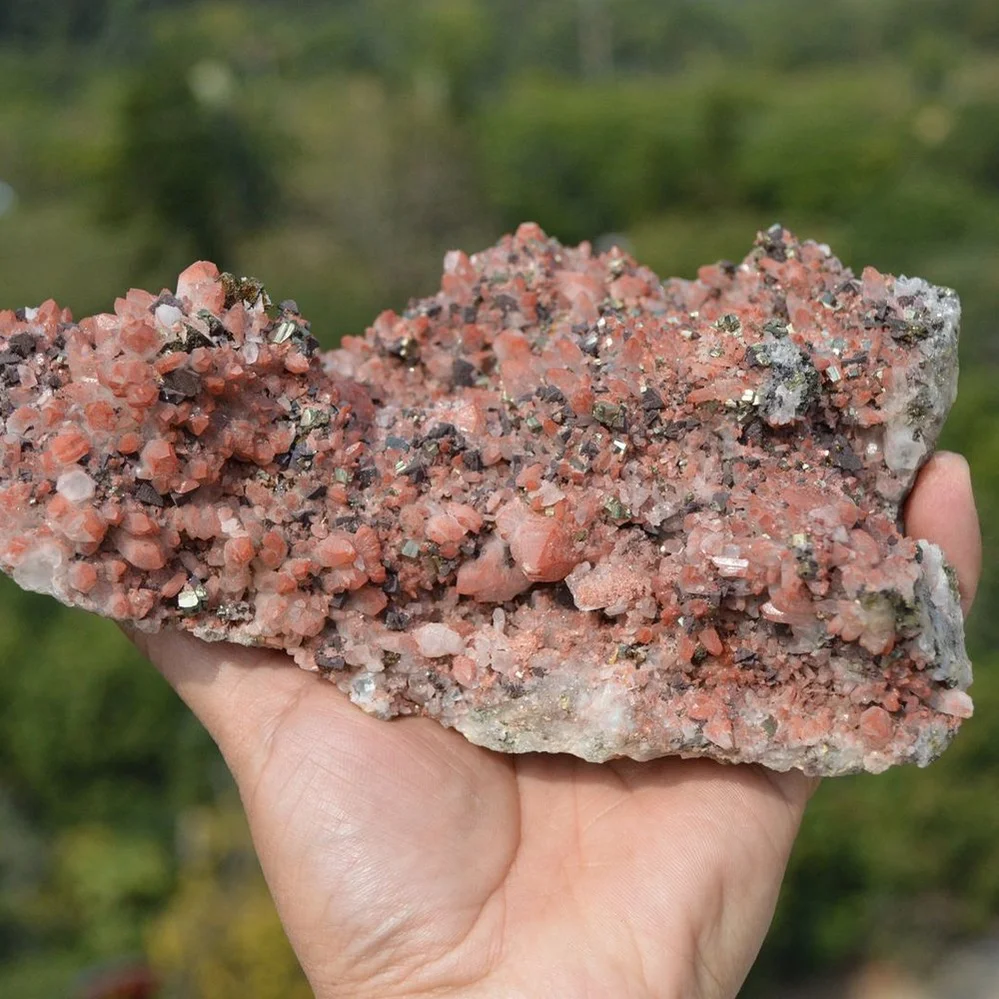 Quartz With Chalcopyrite, Pyrite Crystals - Image 5