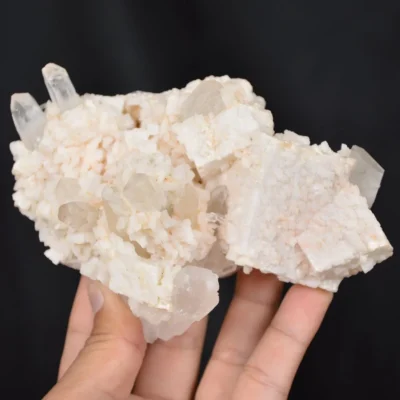 Dolomite With Quartz Crystals