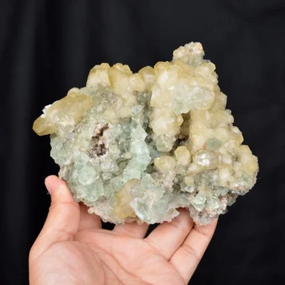 Fluorite With Calcite,Dolomite,Quartz Crystals