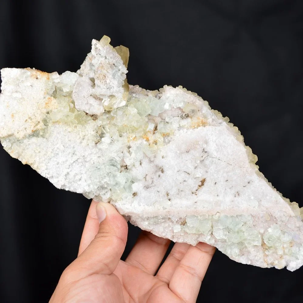 Fluorite With Calcite,Quartz Crystals - Image 4