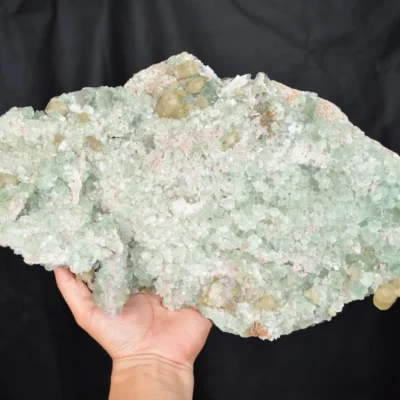 Fluorite With Calcite,Quartz,Pyrite Crystals