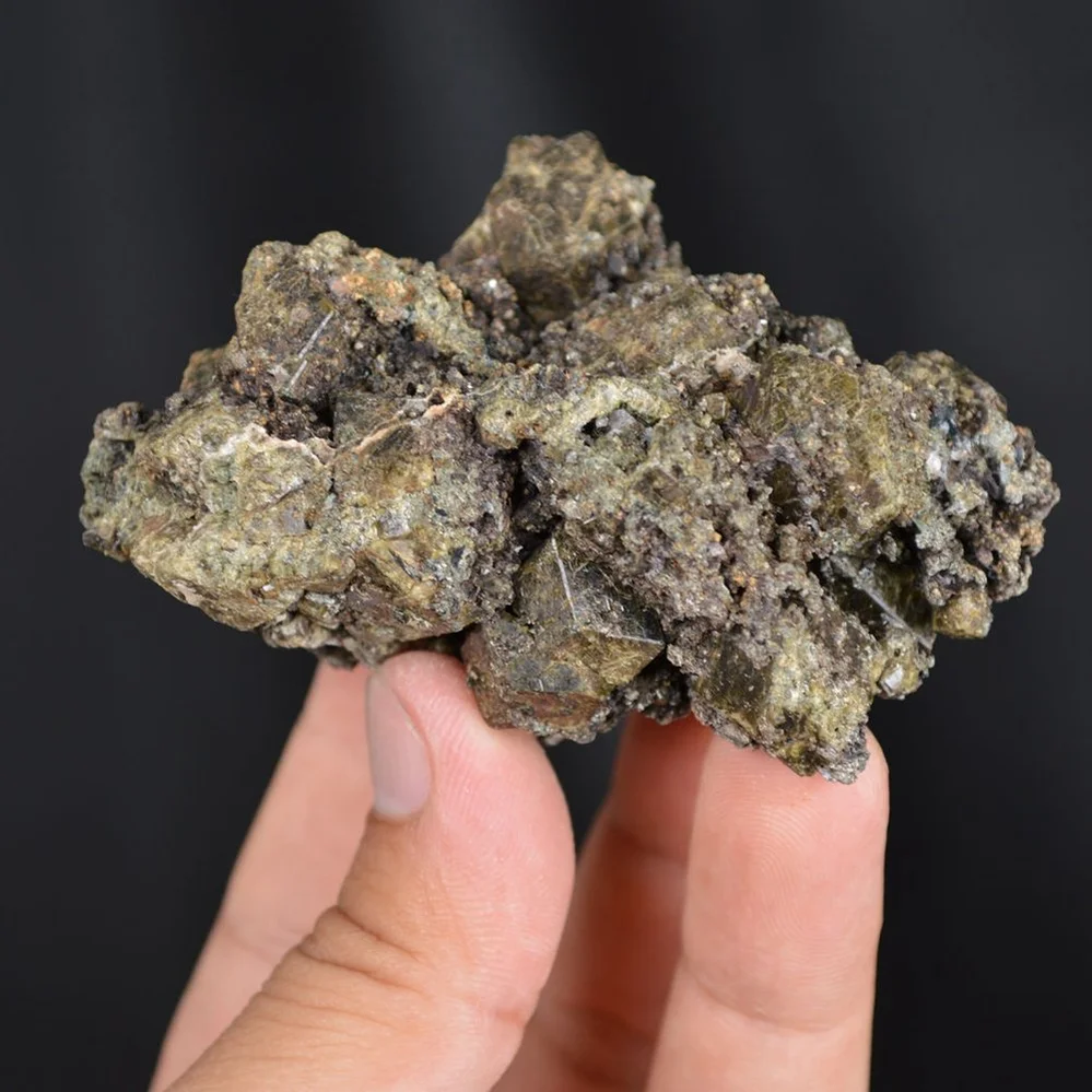 Rare Scorodite With Garnet Crystals - Image 2