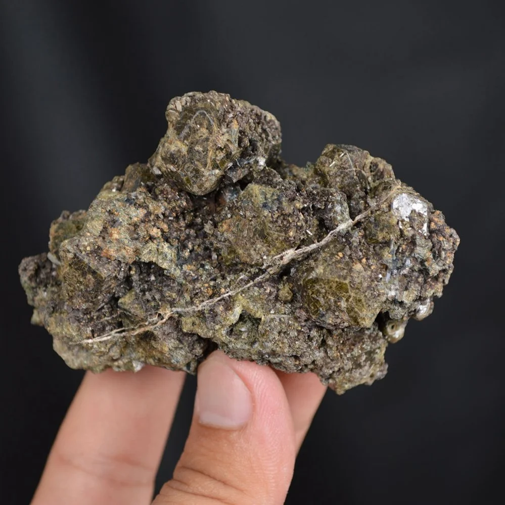 Rare Scorodite With Garnet Crystals - Image 5