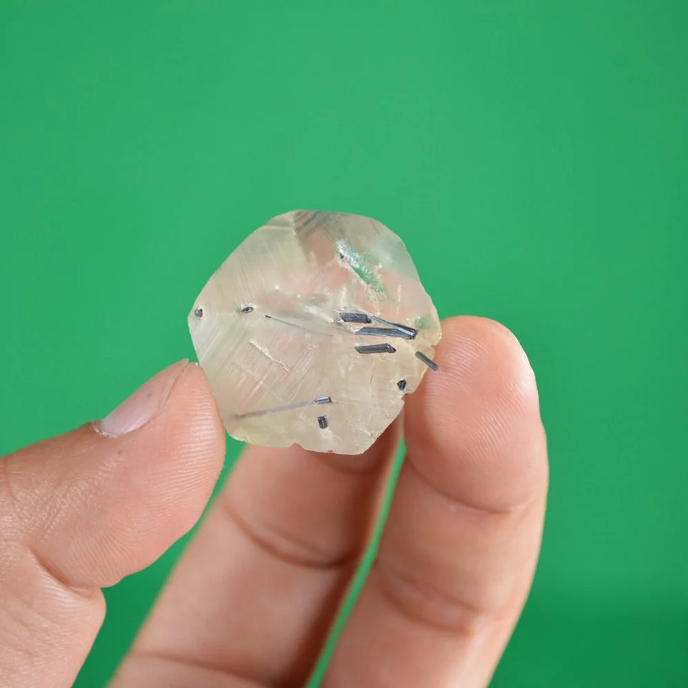 Stibnite With Calcite Crystals - Image 3