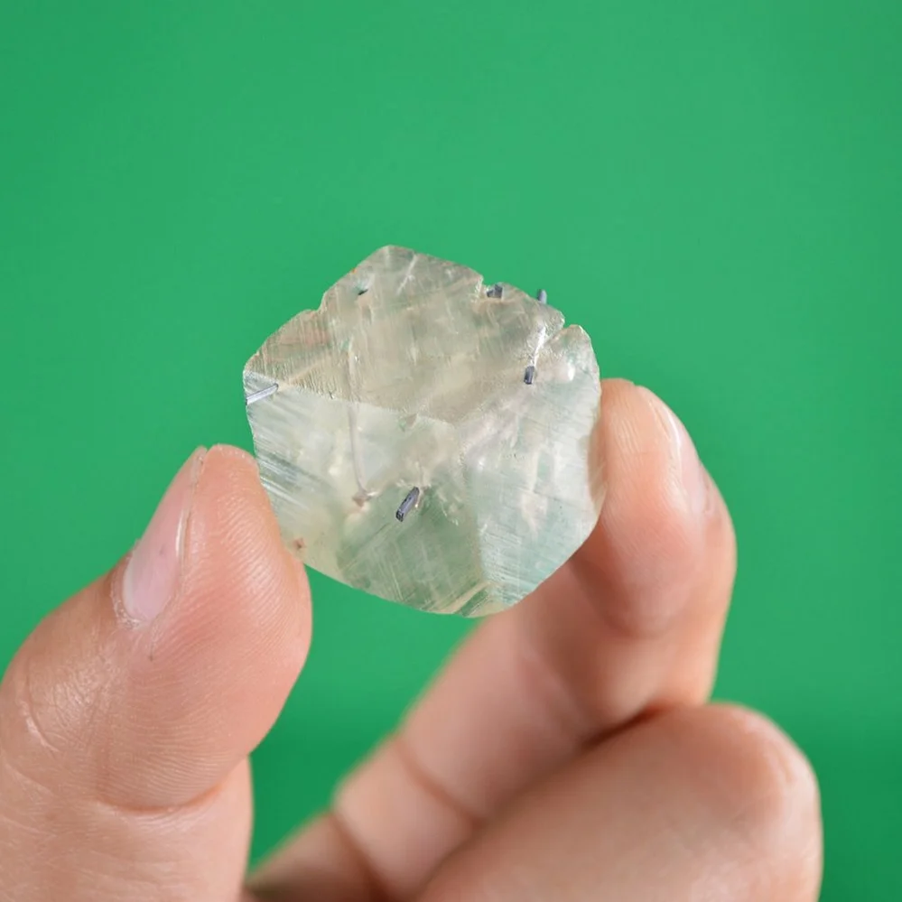 Stibnite With Calcite Crystals - Image 4