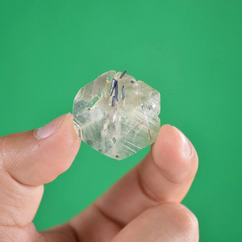 Stibnite With Calcite Crystals - Image 5