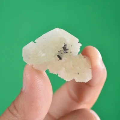 Stibnite With Calcite Crystals