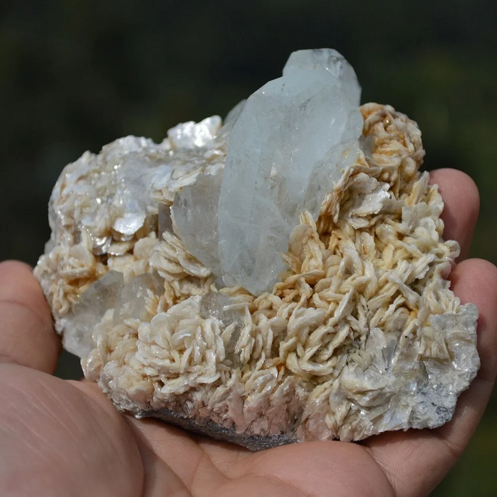 Tabular Crystal Beryl On The Mica Matrix - Image 2