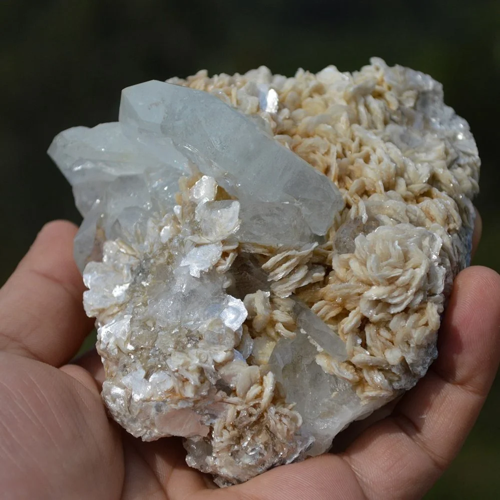 Tabular Crystal Beryl On The Mica Matrix - Image 3