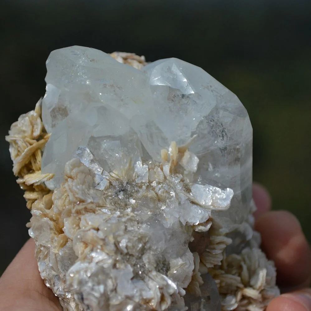 Tabular Crystal Beryl On The Mica Matrix - Image 5