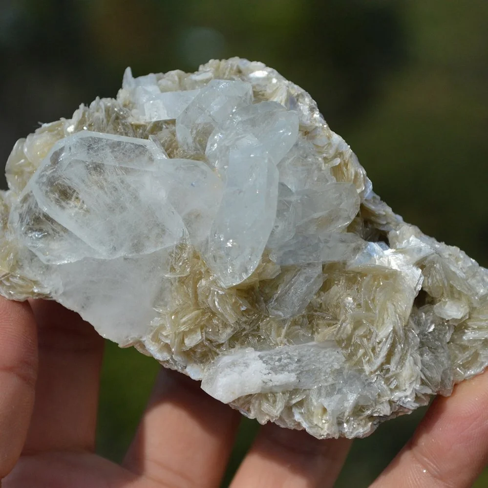 Tabular Crystal Beryl On The Mica Matrix - Image 2