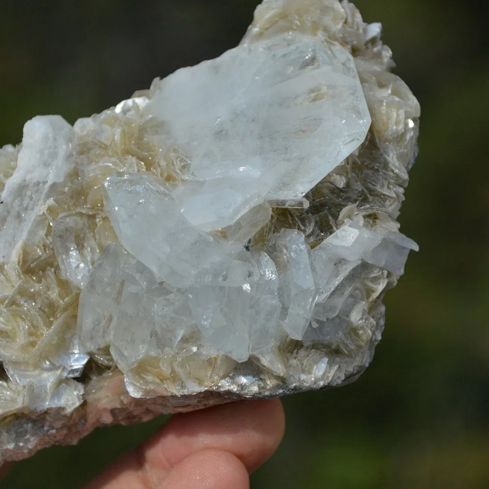 Tabular Crystal Beryl On The Mica Matrix - Image 3