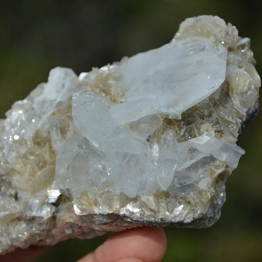 Tabular Crystal Beryl On The Mica Matrix - Image 4