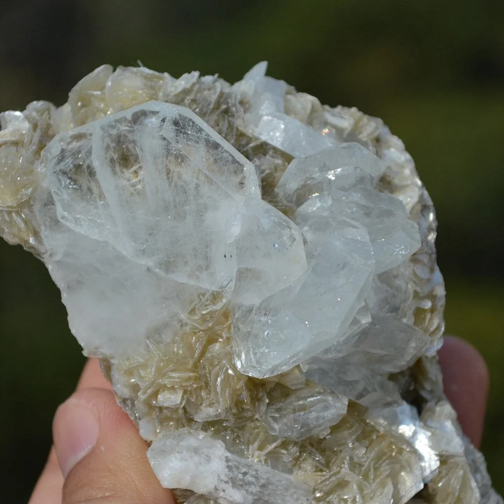 Tabular Crystal Beryl On The Mica Matrix - Image 5