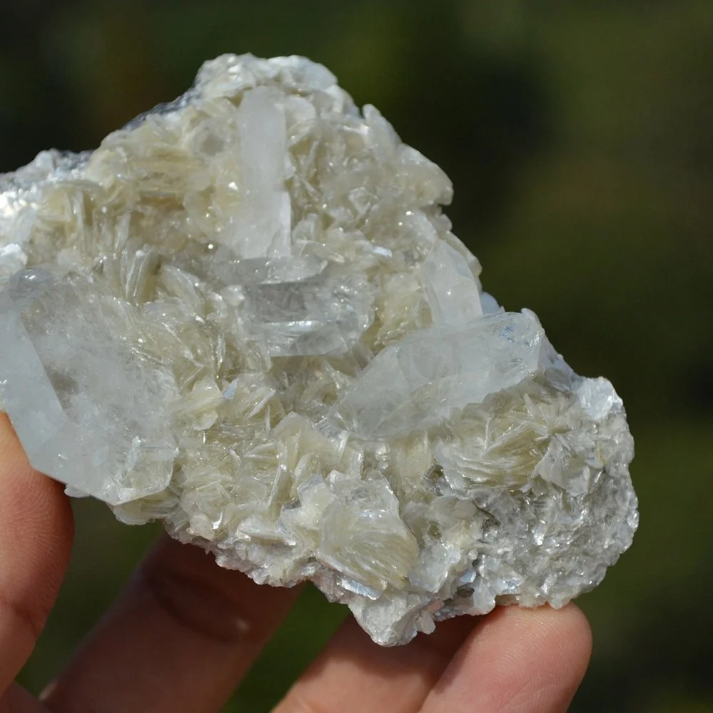 Tabular Crystal Beryl On The Mica Matrix - Image 3