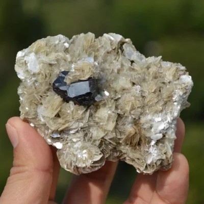 Cassiterite On The Mica Matrix