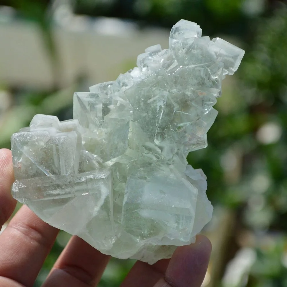 Glassy Cubes Of Fluorite, Remarkable Transparent Crystals - Image 2