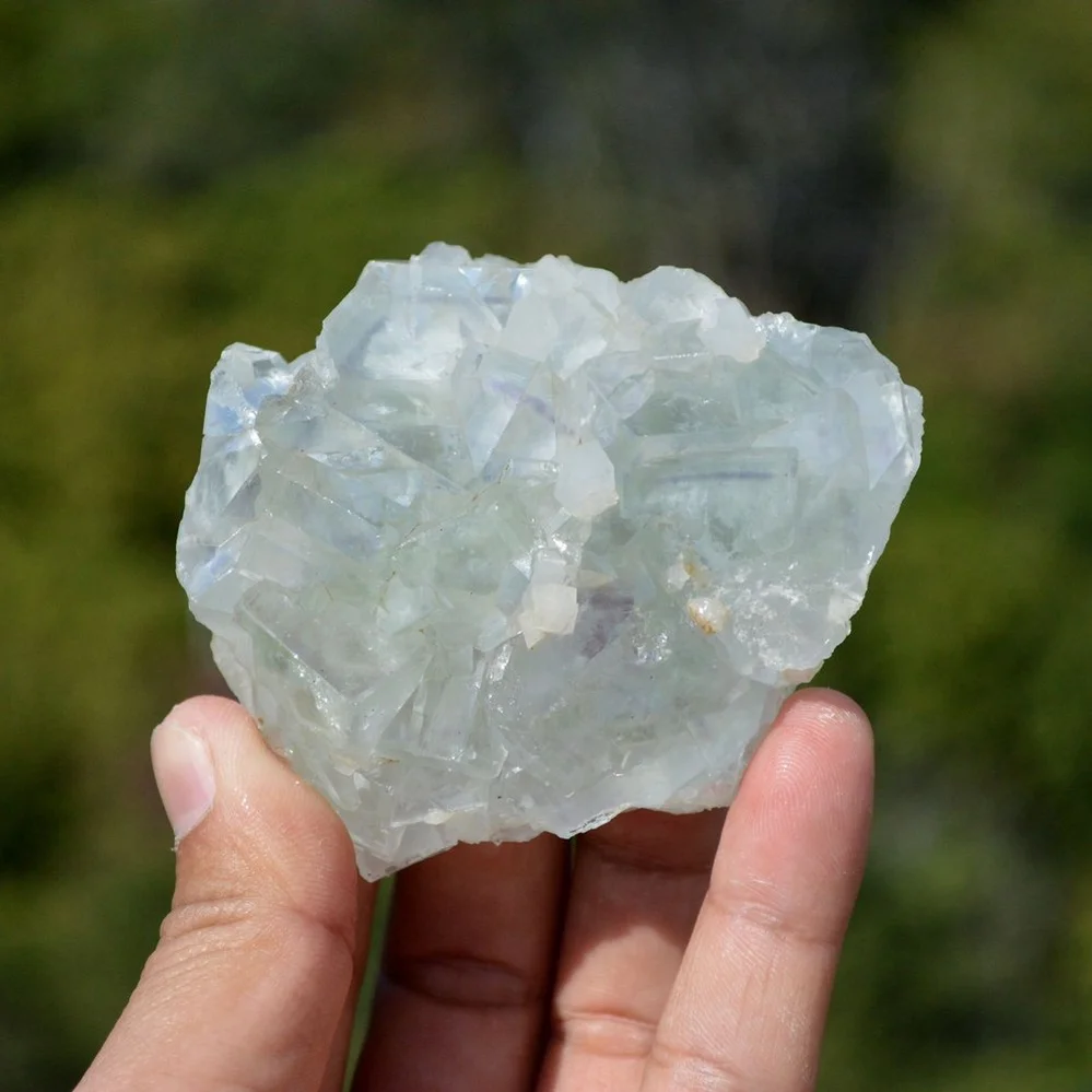 Ghost Fluorite With Quartz, Dolomite Crystals