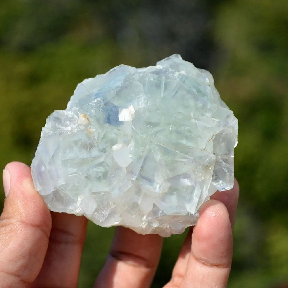 Ghost Fluorite With Quartz, Dolomite Crystals - Image 2