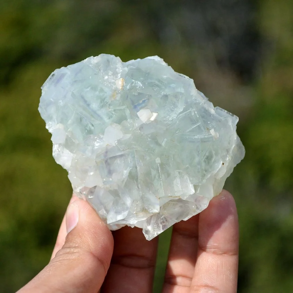 Ghost Fluorite With Quartz, Dolomite Crystals - Image 3
