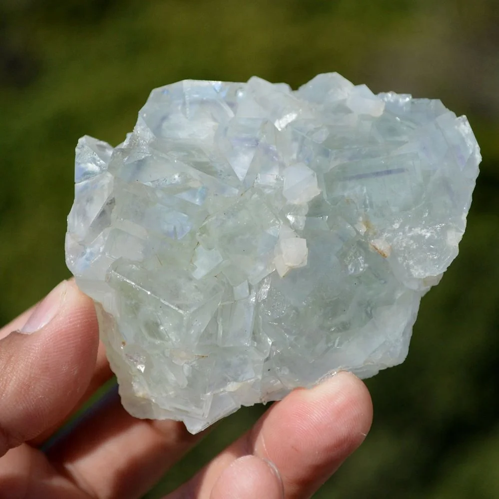 Ghost Fluorite With Quartz, Dolomite Crystals - Image 4