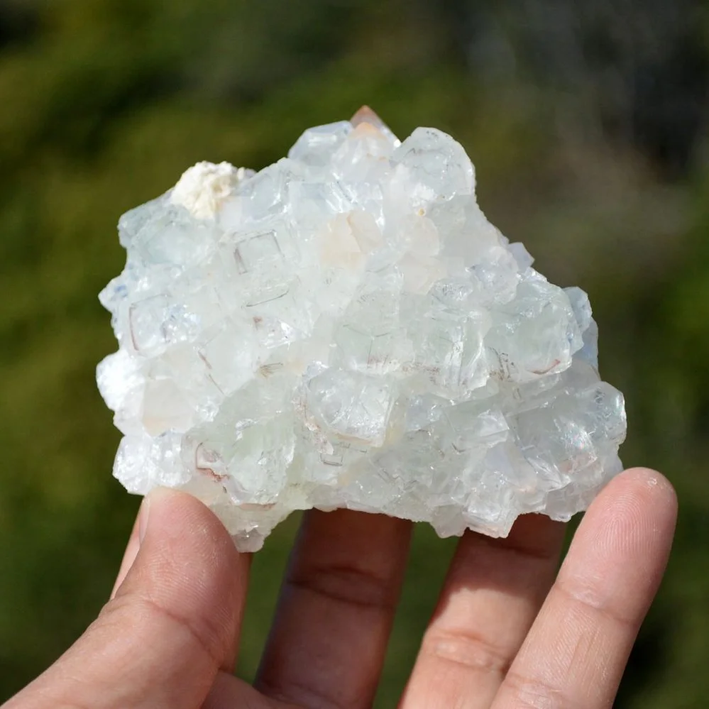 Ghost Fluorite With Quartz, Dolomite Crystals - Image 2