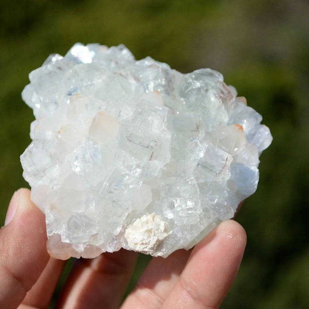 Ghost Fluorite With Quartz, Dolomite Crystals - Image 5