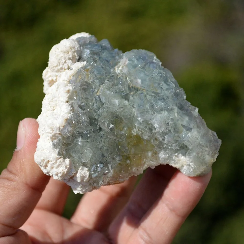 Cubes Fluorite With Quartz, Dolomite Crystals - Image 2