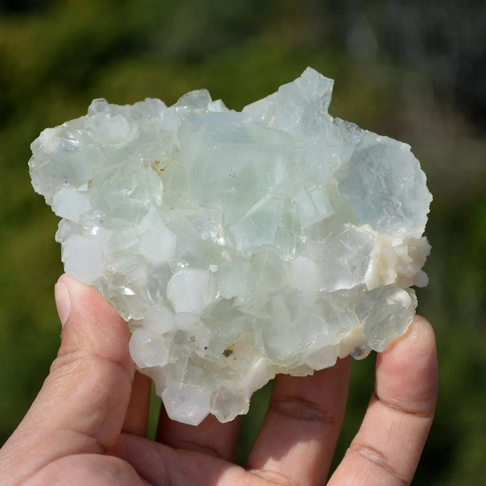 Ghost Fluorite With Quartz, Dolomite Crystals - Image 2