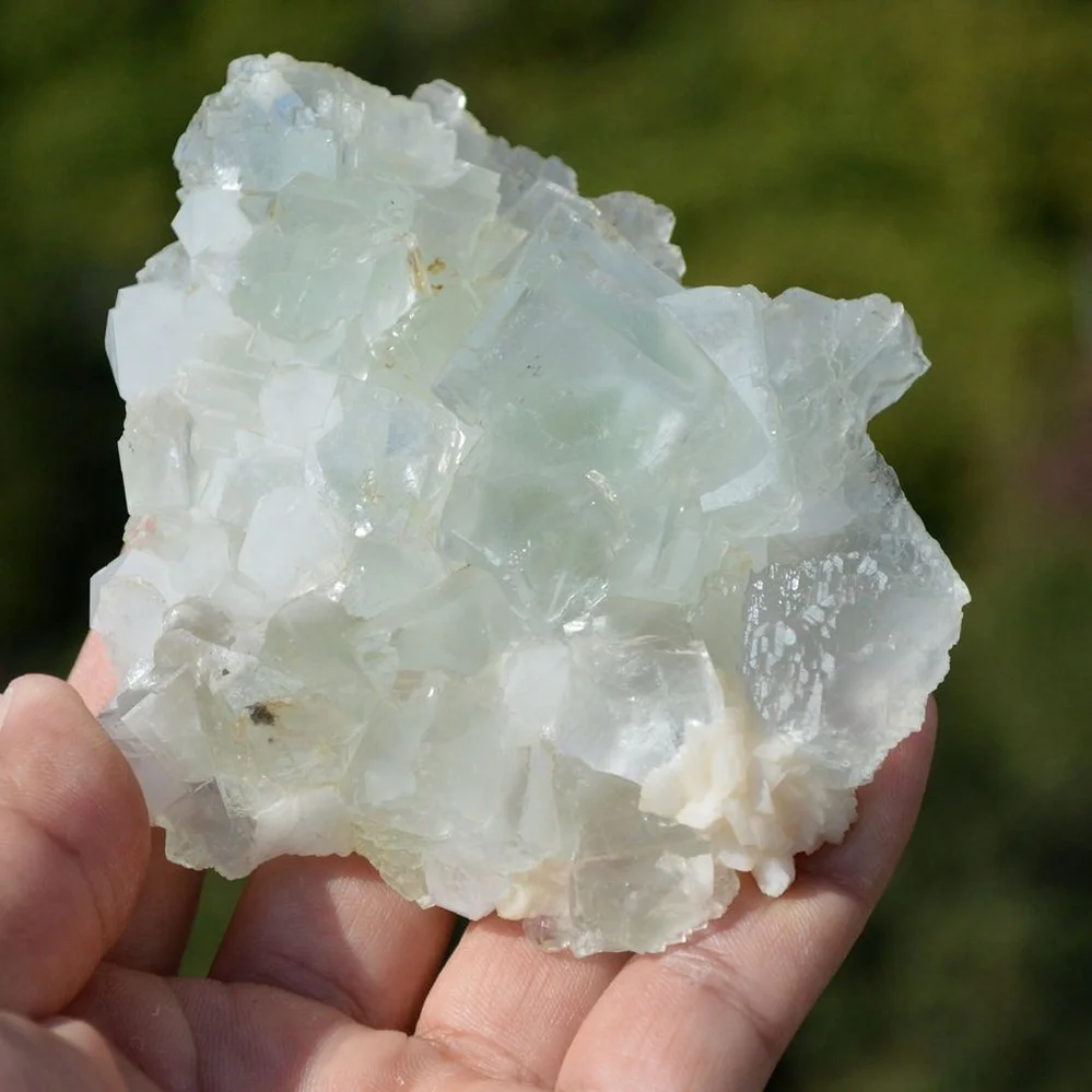 Ghost Fluorite With Quartz, Dolomite Crystals - Image 3