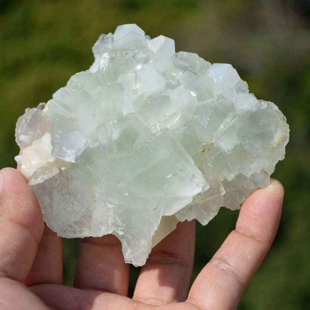 Ghost Fluorite With Quartz, Dolomite Crystals - Image 4