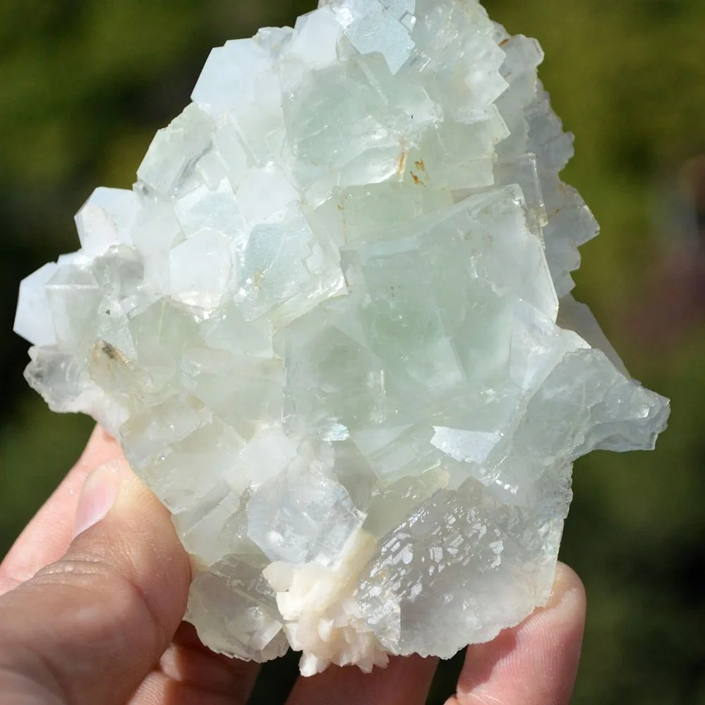 Ghost Fluorite With Quartz, Dolomite Crystals - Image 5